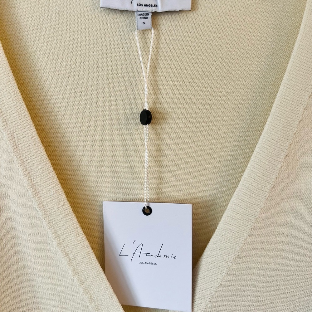 L’Academie Revolve Buttery Cream Cardigan - Picture 5 of 6